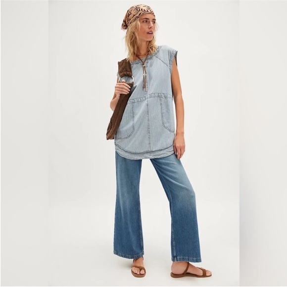 Free People We The Free Madison Railroad Stripe Tunic - Picture 4 of 12